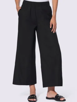 Pantalon large qualité tissée