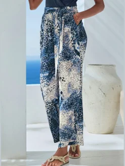 Pantalon lien à nouer fixe