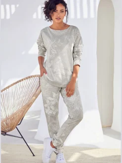 Pantalon lounge pantalon confortable avec imprimé