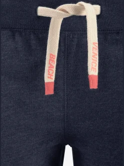 Pantalon molletonné aspect usé légèrement délavé