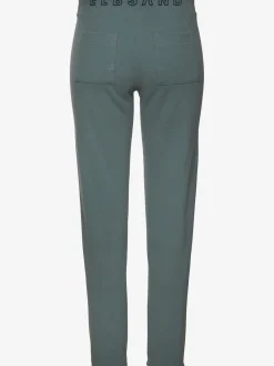 Pantalon molletonné large ceinture avec cordon