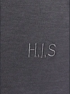 Pantalon molletonné pantalon basique avec petit logo brodé