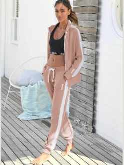 Pantalon molletonné pantalon d'intérieur sportif avec logo imprimé