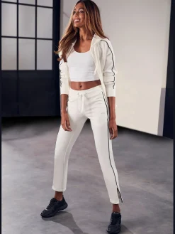 Pantalon molletonné pantalon détente confortable avec passepoil