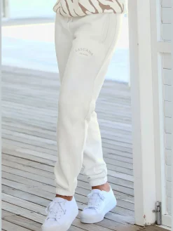 Pantalon molletonné pantalon sweat avec logo imprimé