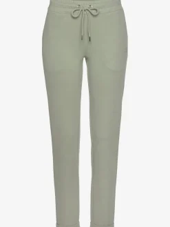 Pantalon molletonné pantalon basique avec petit logo brodé