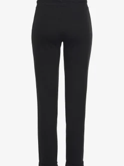 Pantalon molletonné pantalon basique avec petit logo brodé