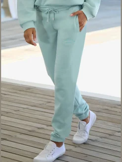 Pantalon molletonné pantalon sweat avec logo imprimé