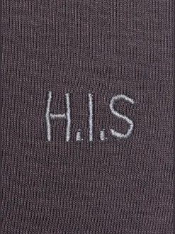Pantalon molletonné pantalon basique avec petit logo brodé