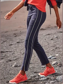 Pantalon molletonné pantalon détente confortable avec passepoil