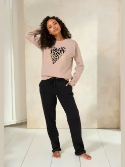 Pantalon molletonné pantalon de jogging avec coulisse élastique