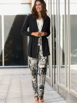 Pantalon motif patchwork
