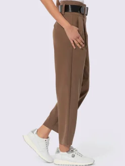 Pantalon paperbag ceinture incluse