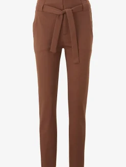 Pantalon paperbag coupe carotte