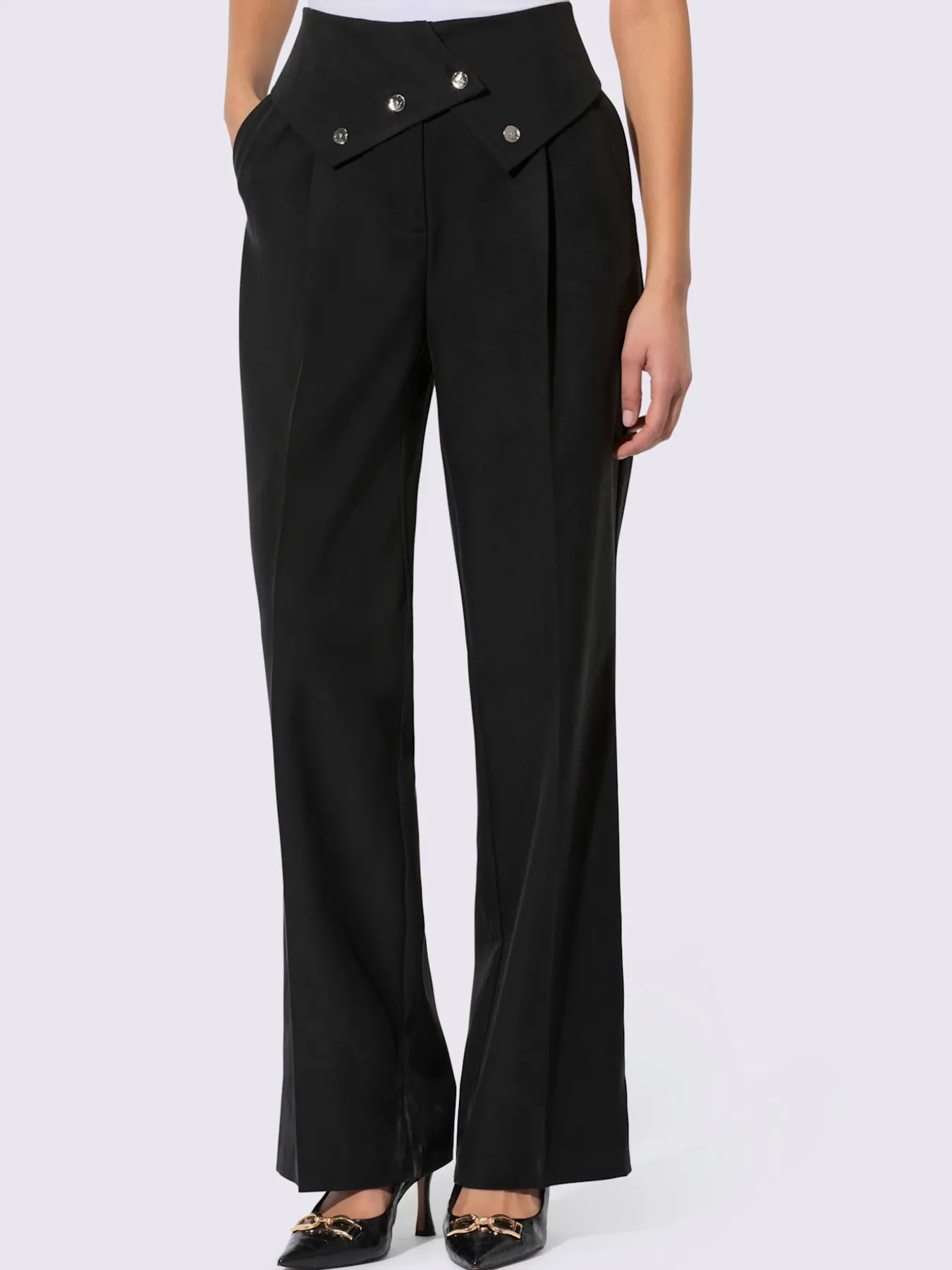 Pantalon plis élégants