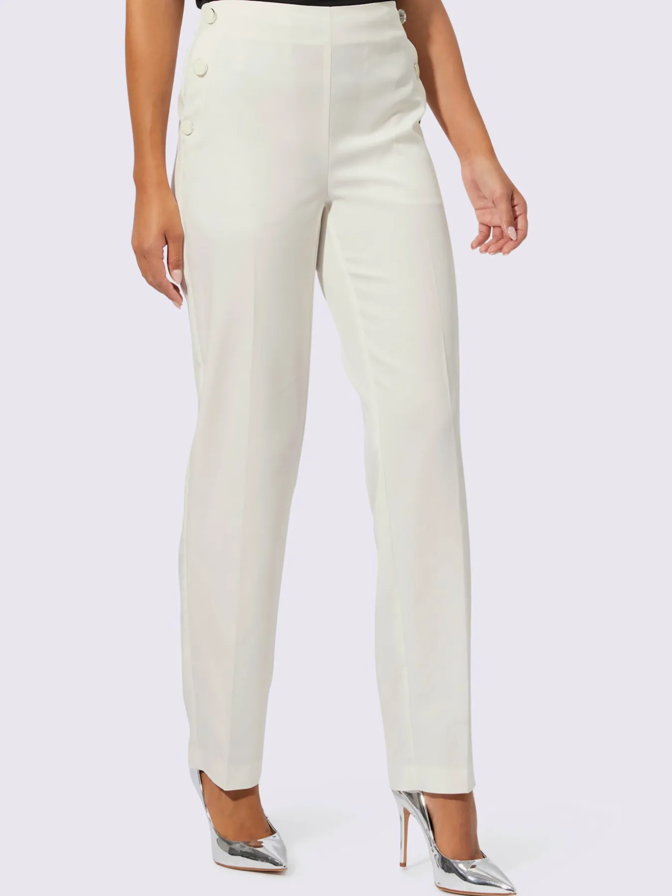 Pantalon plissé 63% lyocell (tencel)