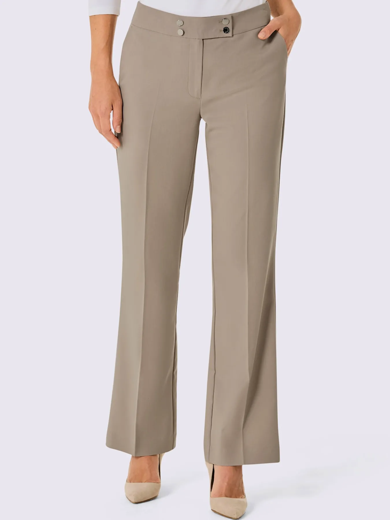 Pantalon plissé 63% lyocell (tencel)