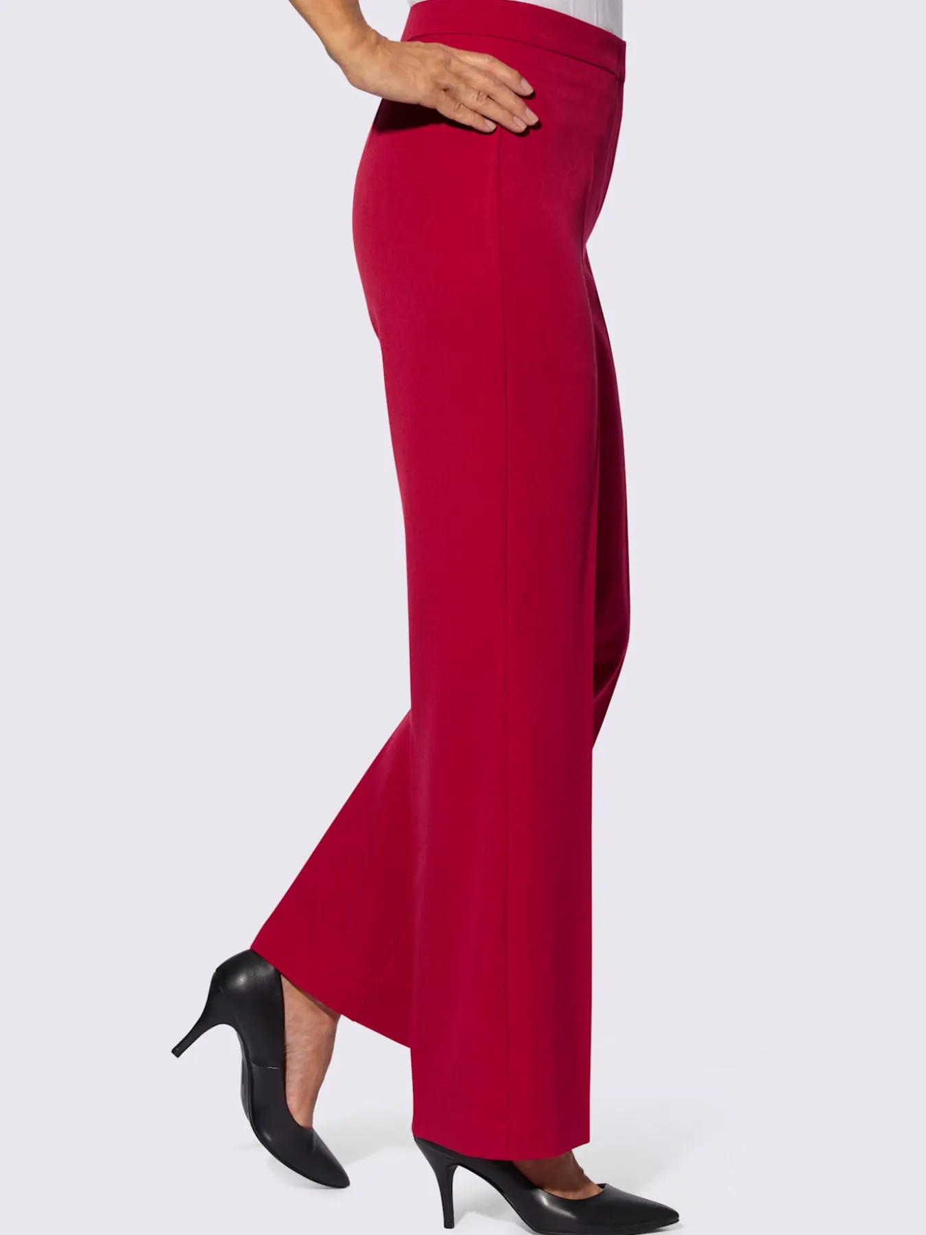 Pantalon plissé 34% viscose
