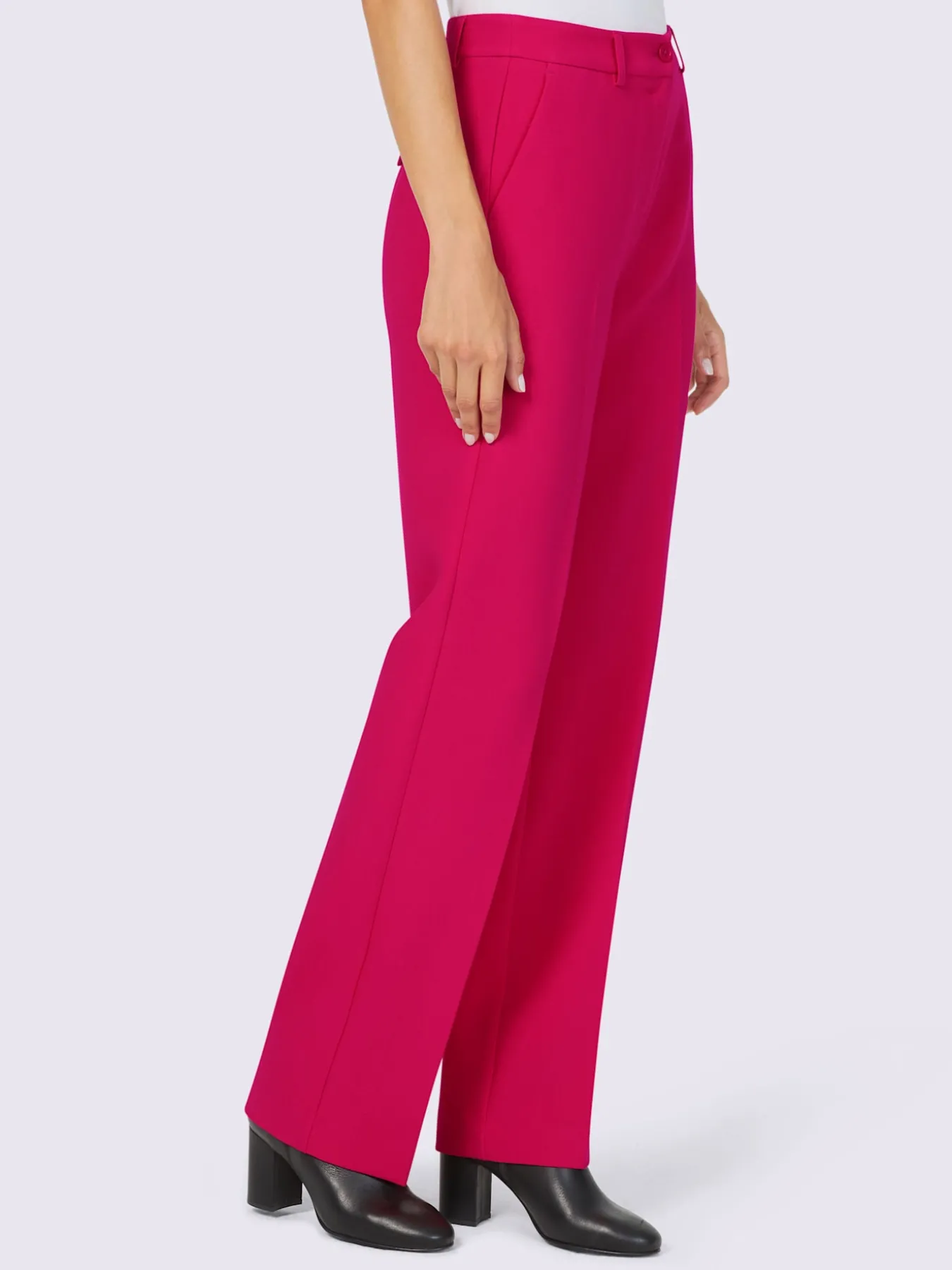 Pantalon plissé élasthanne