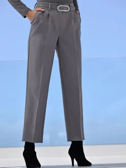 Pantalon plissé pinces tendance