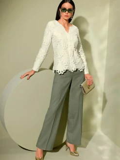Pantalon plissé qualité chaude