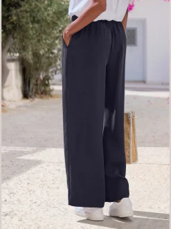 Pantalon poches fendues pratiques
