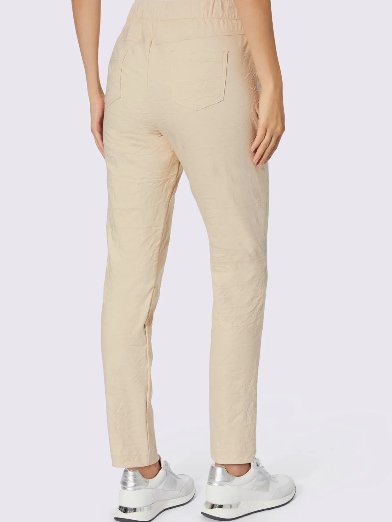 Pantalon skinny ceinture avec coulisse