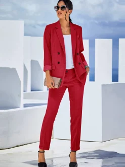 Pantalon structure indéformable