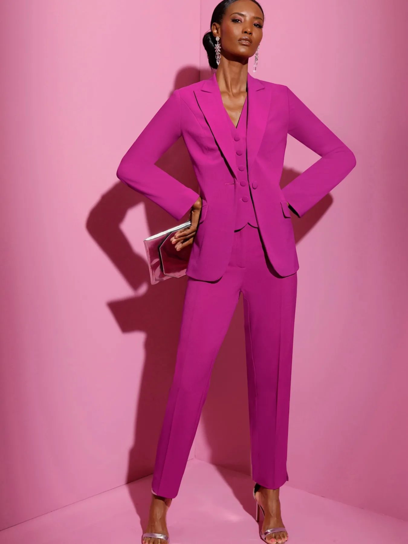 Pantalon tailleur entretien facile
