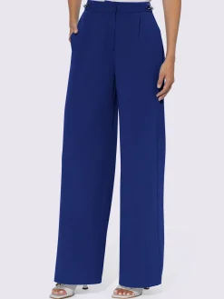 Pantalon tailleur jambes larges mode