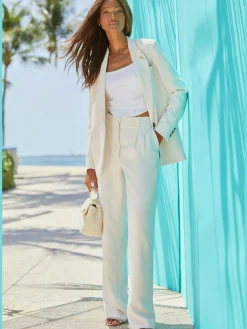 Pantalon tailleur pantalon femme à pinces