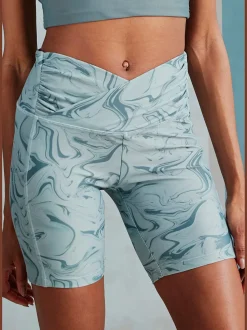Pantalon technique short performance imprimé sur toute la surface