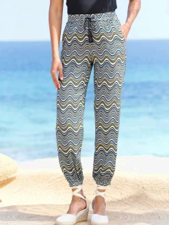 Pantalon tissé imprimé mode