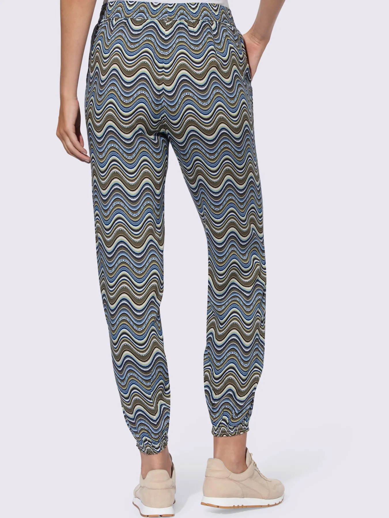 Pantalon tissé imprimé mode
