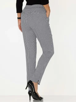 Pantalon tissé joli motif jacquard
