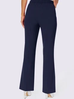 Pantalon tissé mélange de matières facile d'entretien
