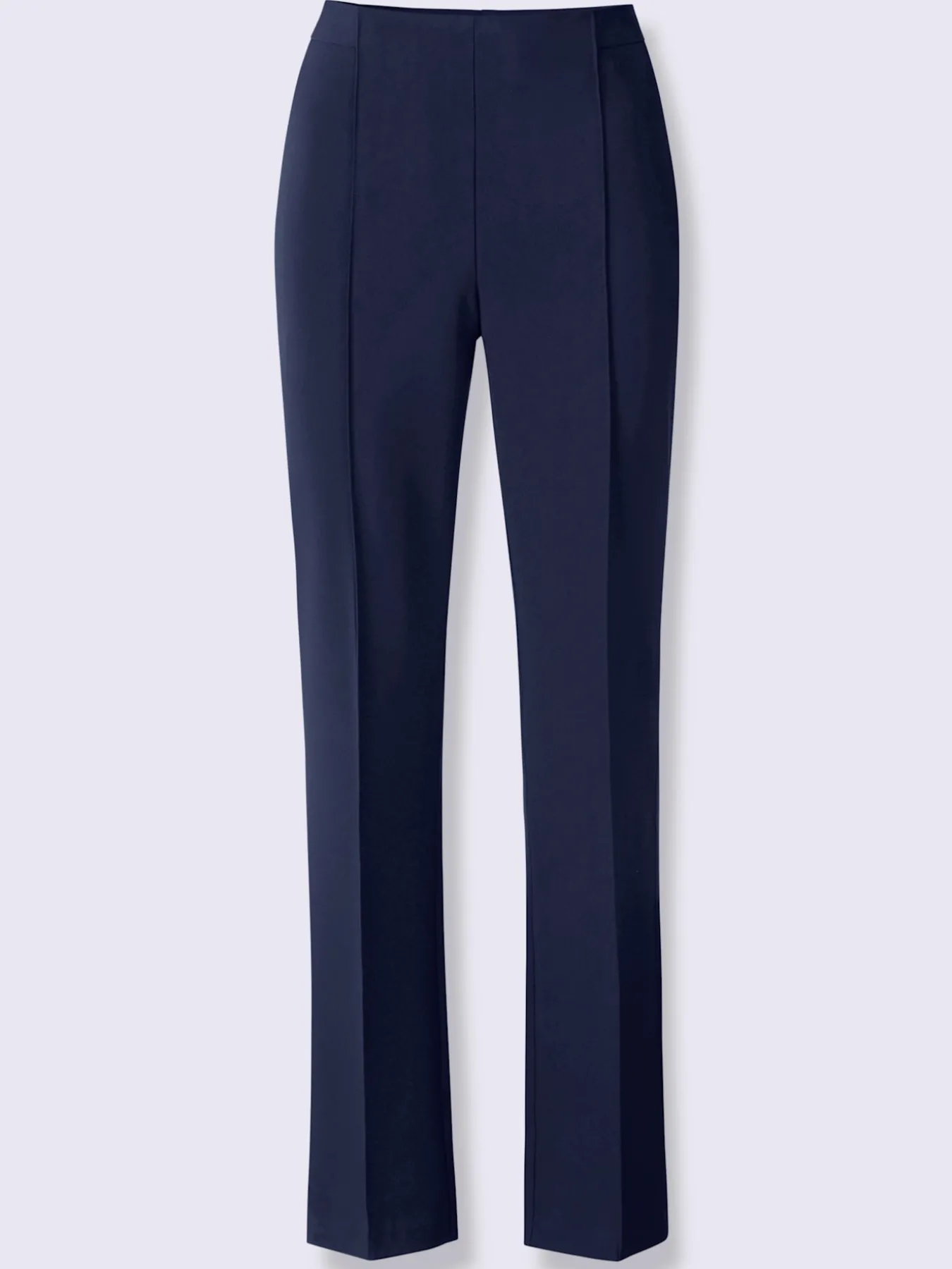 Pantalon tissé mélange de matières facile d'entretien
