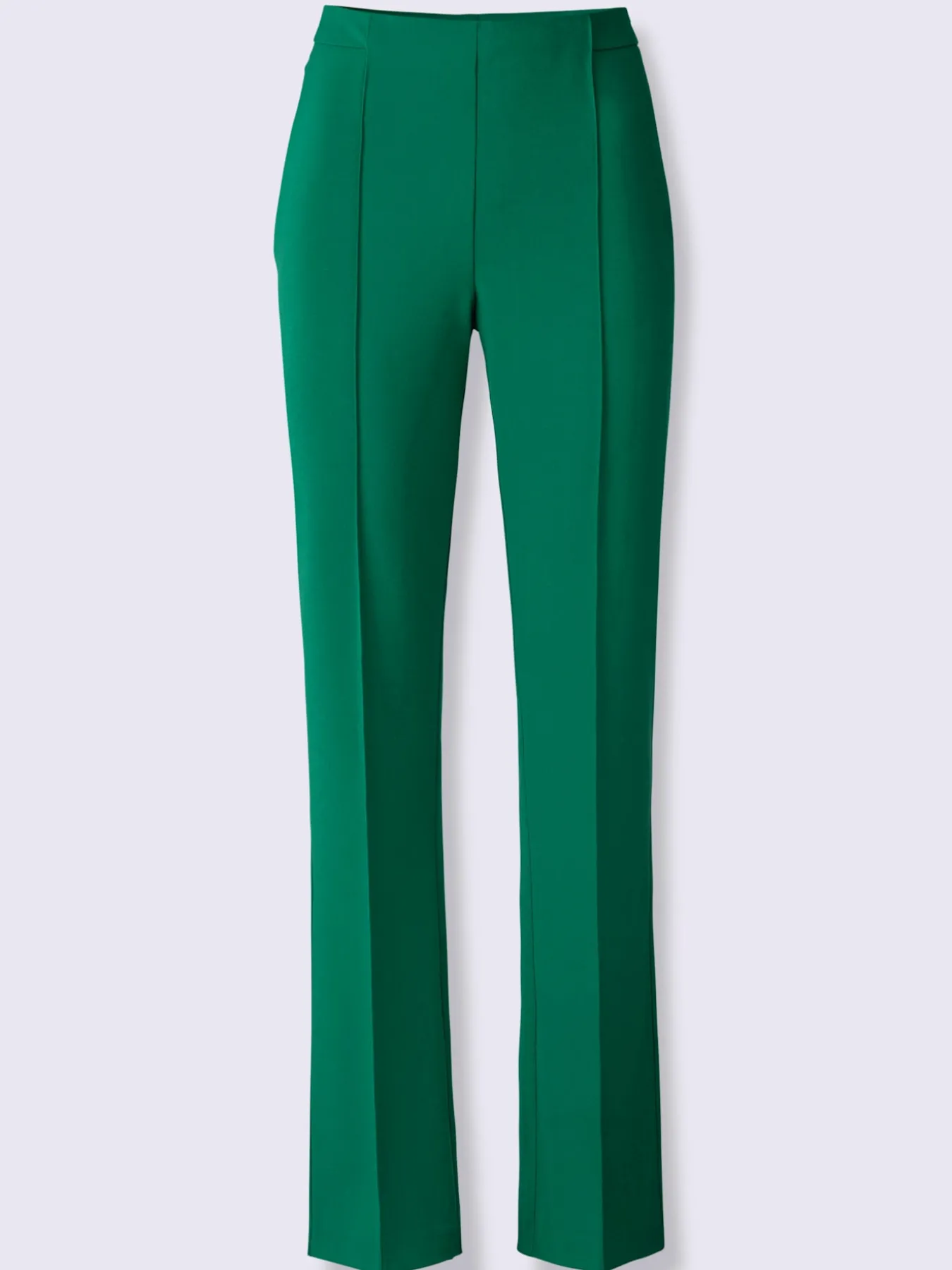 Pantalon tissé mélange de matières facile d'entretien