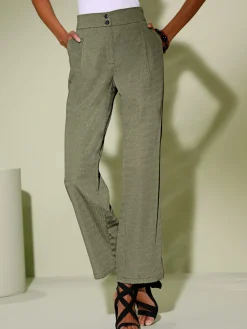 Pantalon tissé qualité structurée facile d'entretien