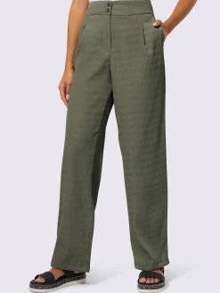 Pantalon tissé qualité structurée facile d'entretien