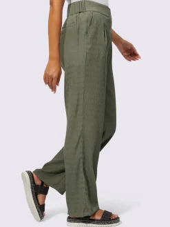 Pantalon tissé qualité structurée facile d'entretien