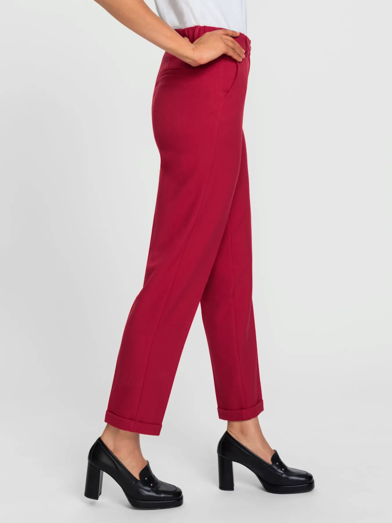 Pantalon tissé structure indéformable