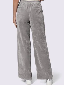 Pantalon velours ceinture élastique pour plus de confort