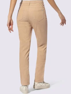 Pantalon velours coupe droite