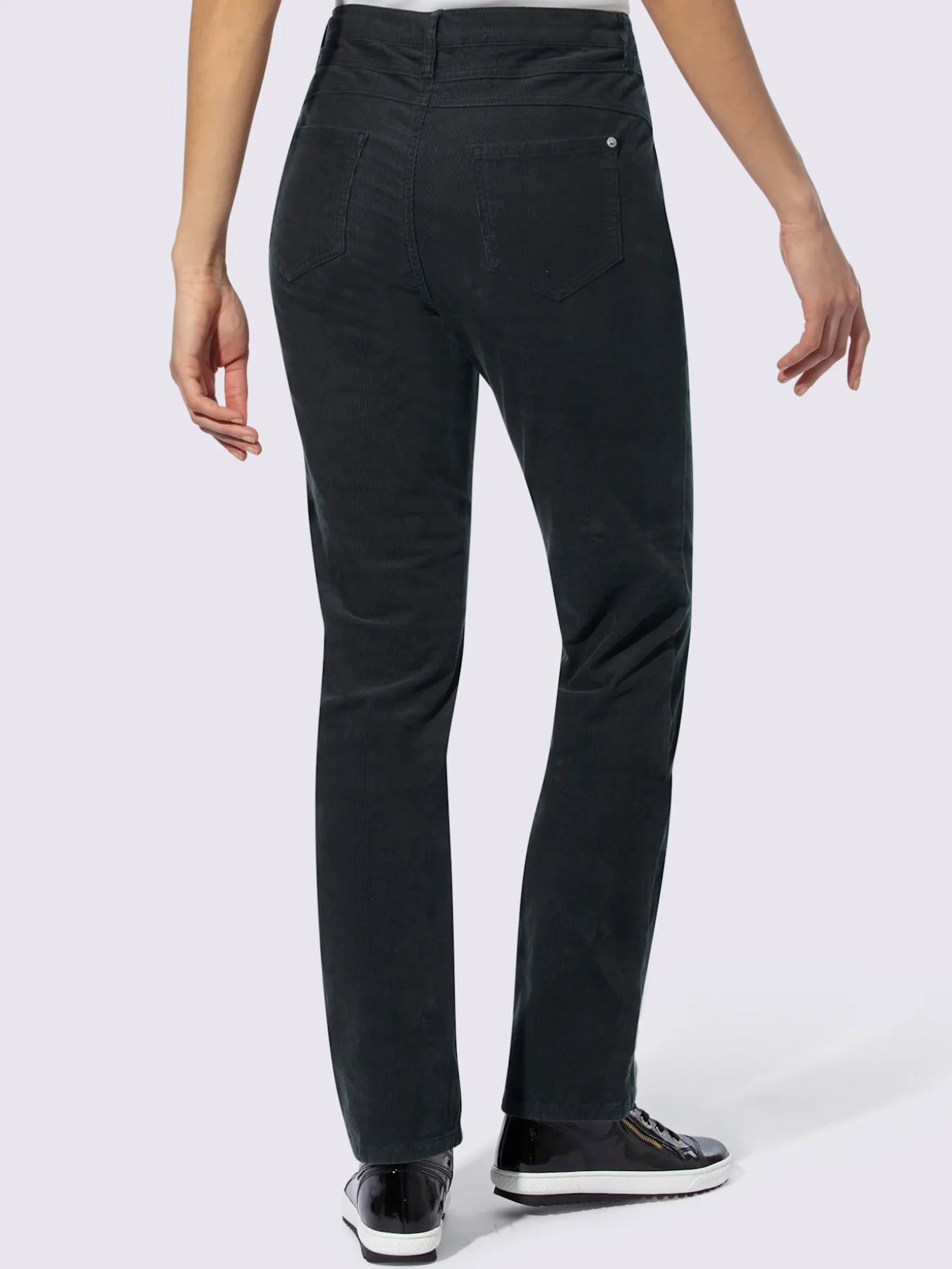 Pantalon velours coupe droite