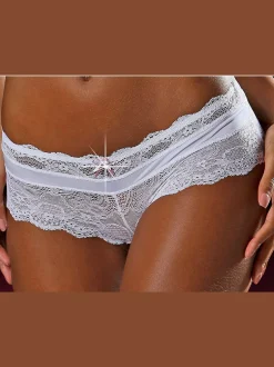 Panty dentelle élastique