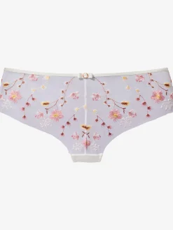 Panty fantaisie avec joli nœud décoratif et accessoire au centre devant