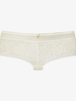 Panty fantaisie avec nœud décoratif fin et joli accessoire au centre devant