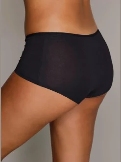 Panty finitions élastiques et plates à la taille et aux échancrures