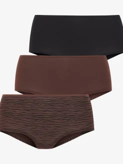 Panty finitions élastiques et plates à la taille et aux échancrures